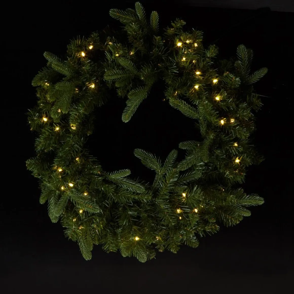 American Tree 24" Wreath With 60 Led Fairy Lights
