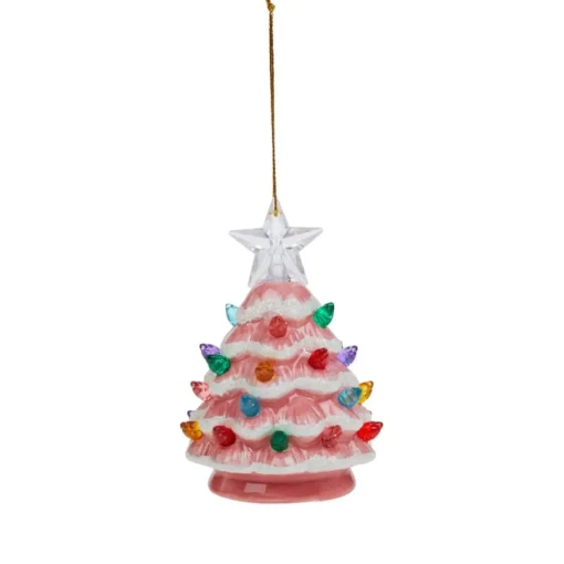 As Is Mr. Christmas Set Of 3 Mini Snow-Tipped Nostalgic Trees With Timer