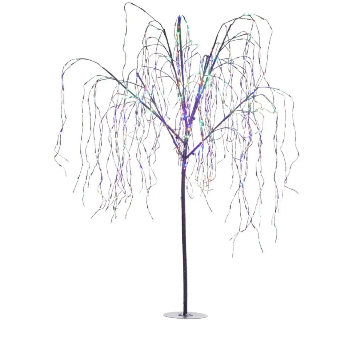 As Is Winter Lane 7' Color Changing Willow Tree