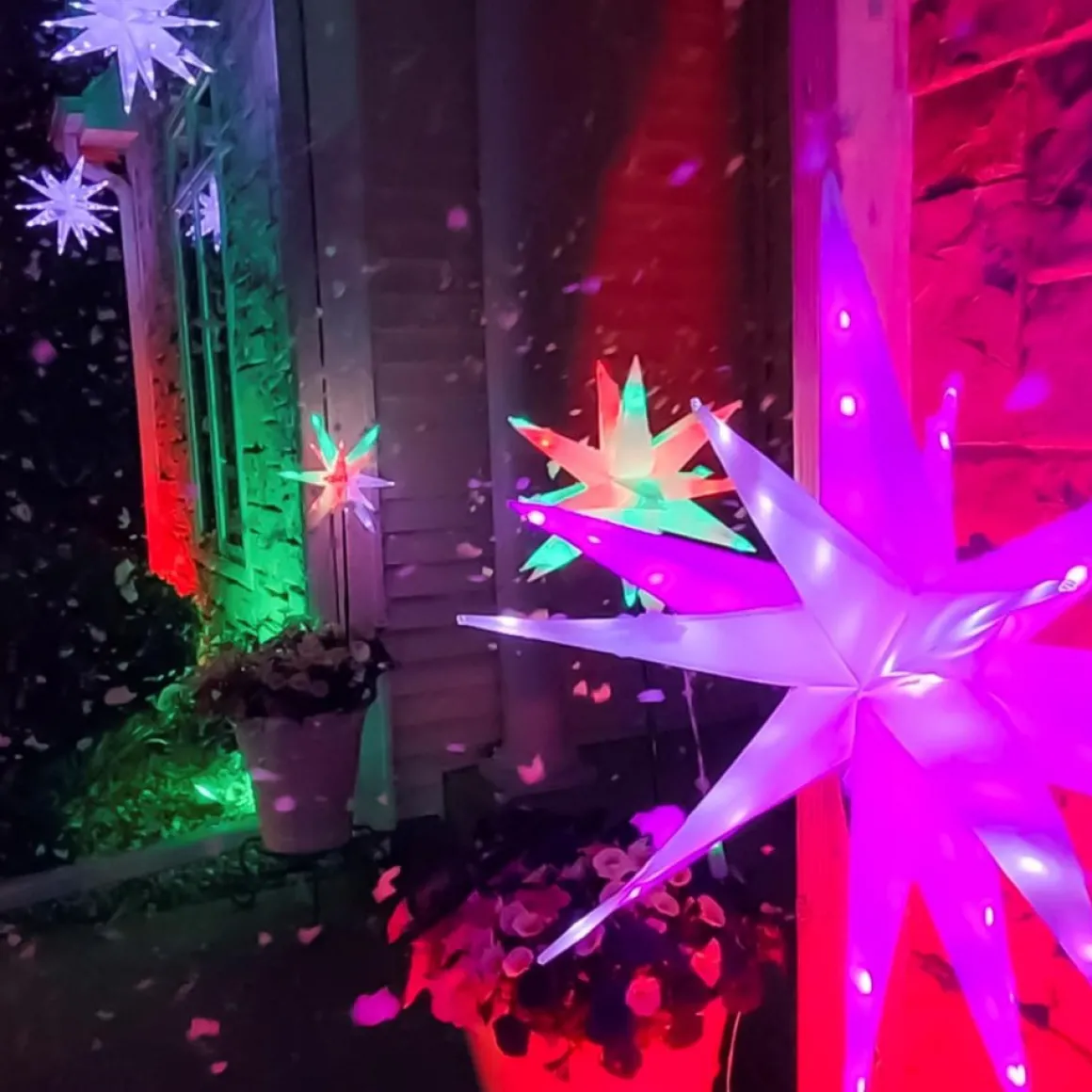 As Is Winter Lane Multifunction 22" Twinkler With Remote