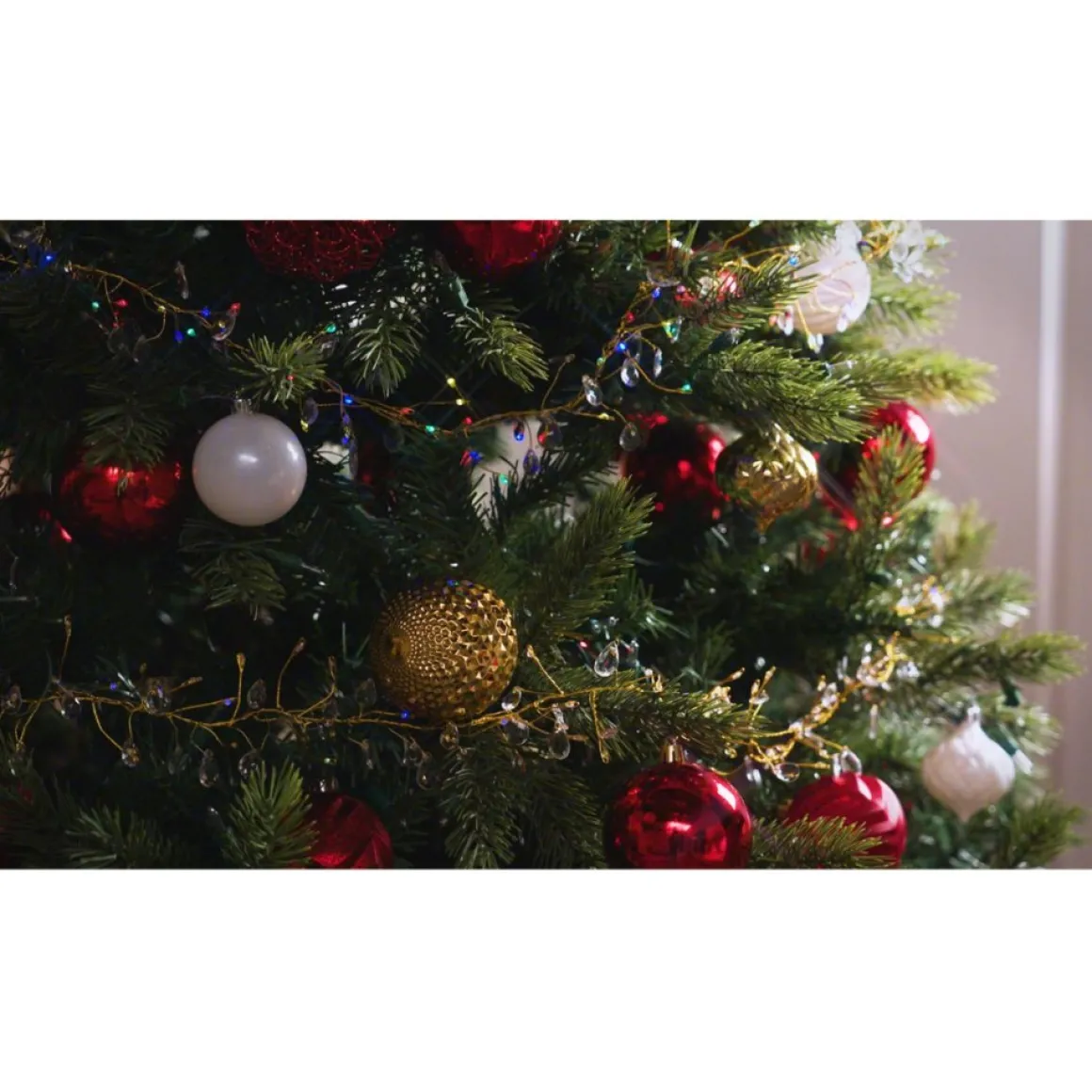 August & Leo Handmade Crystal Beaded Multifunction Led Garland 2-Pack