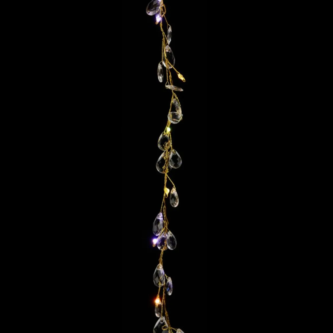 August & Leo Handmade Crystal Beaded Multifunction Led Garland 2-Pack