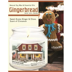 Courtside Market Christmas Farmhouse Infused Soy Candle In Glass Jar