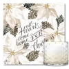 Courtside Market Come Home For Xmas Artboard & 13.5 Oz. 3-Wick Candle