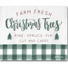 Courtside Market Farm Fresh Christmas Trees Canvas Wall Art