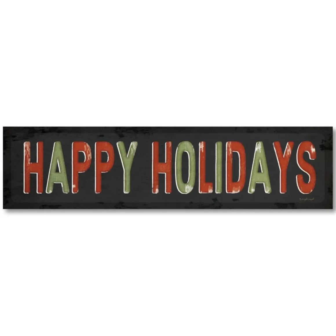 Courtside Market Happy Holiday 6"X24" Board Panel
