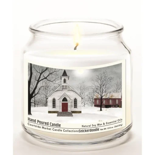 Courtside Market Love One Another Infused Wax Candle With Silver Lid