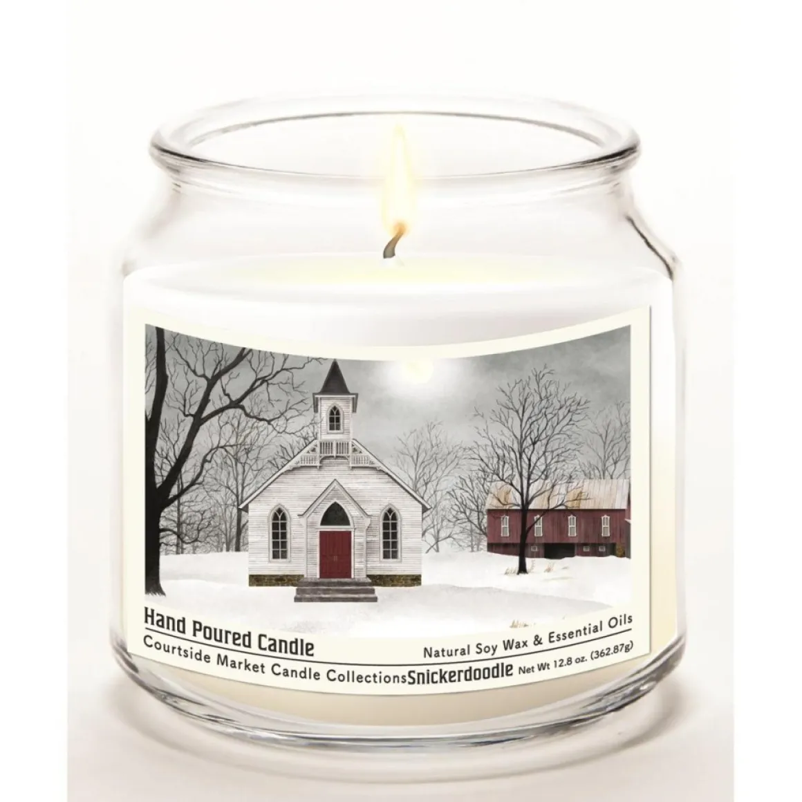 Courtside Market Love One Another Infused Wax Candle With Silver Lid