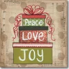 Courtside Market Peace Love & Joy Canvas Wall Art
