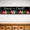 Courtside Market Peace On Earth 6"X24" Board Panel