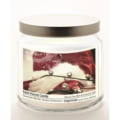 Courtside Market Santa Winter Wonderland Infused Wax Candle With Lid