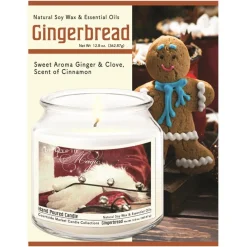 Courtside Market Santa Winter Wonderland Infused Wax Candle With Lid