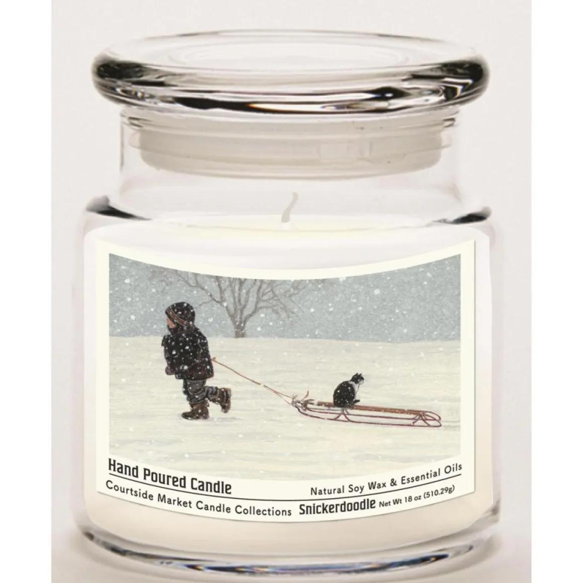 Courtside Market Soy Candle W/ Essential Oils + Glass Lid - All Aboard