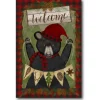Courtside Market Welcome Bear Canvas Wall Art