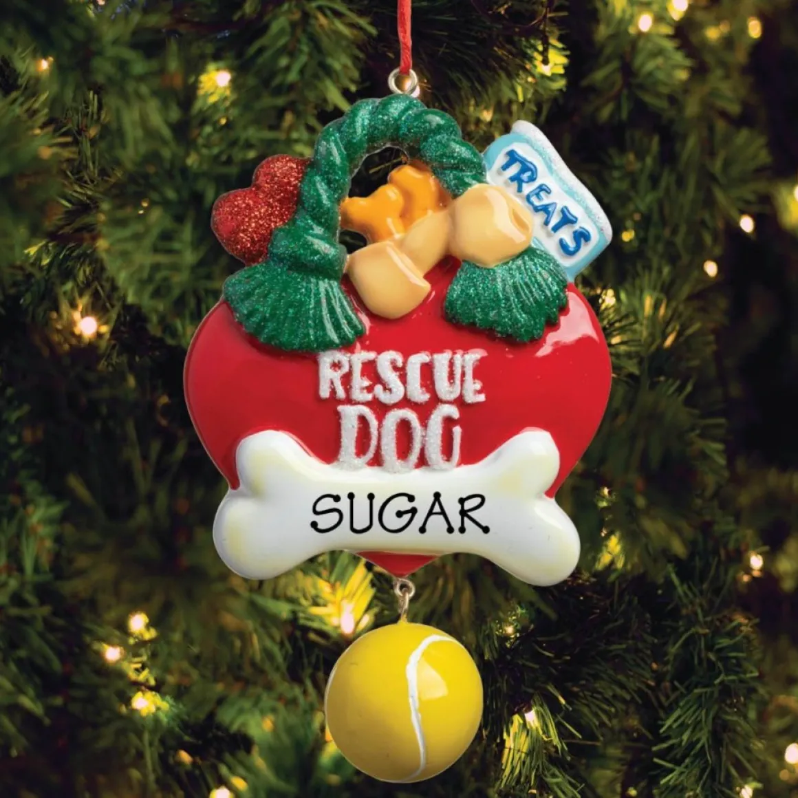 Cps Rescue Dog Personalized Ornament