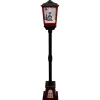 Fraser Hill Farm 53" Musical Street Lamp W/ Flying Santa