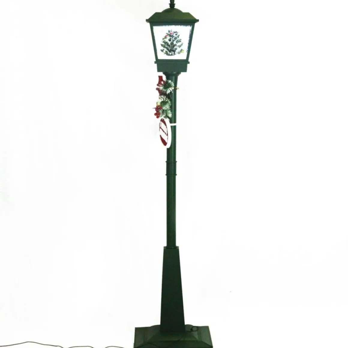 Fraser Hill Farm Let It Snow 71" Street Lamp W/ Tree & Signs Decor