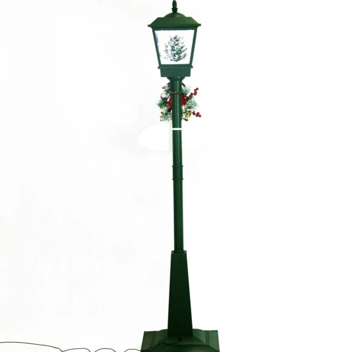 Fraser Hill Farm Let It Snow 71" Street Lamp W/ Tree & Signs Decor