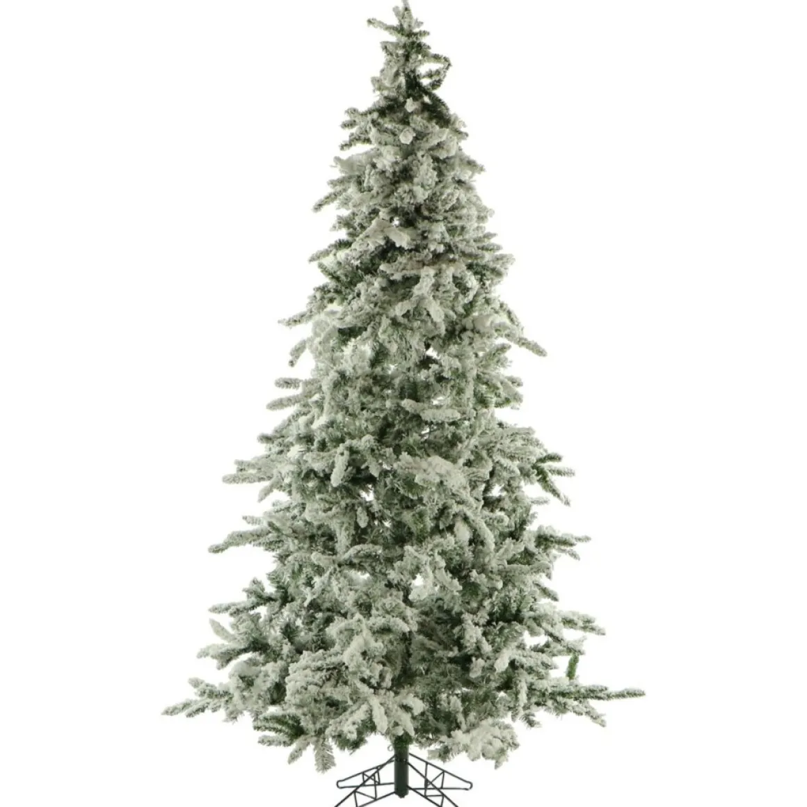 9-Ft. Flocked Mountain Pine Christmas Tree