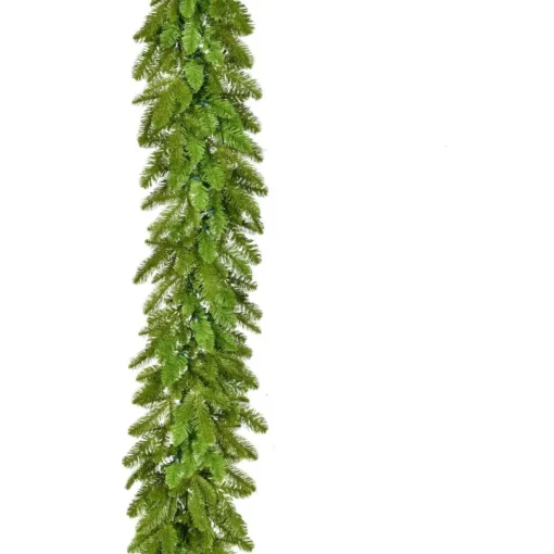 9 Ft. Grandland Garland With Warm White Led Lights
