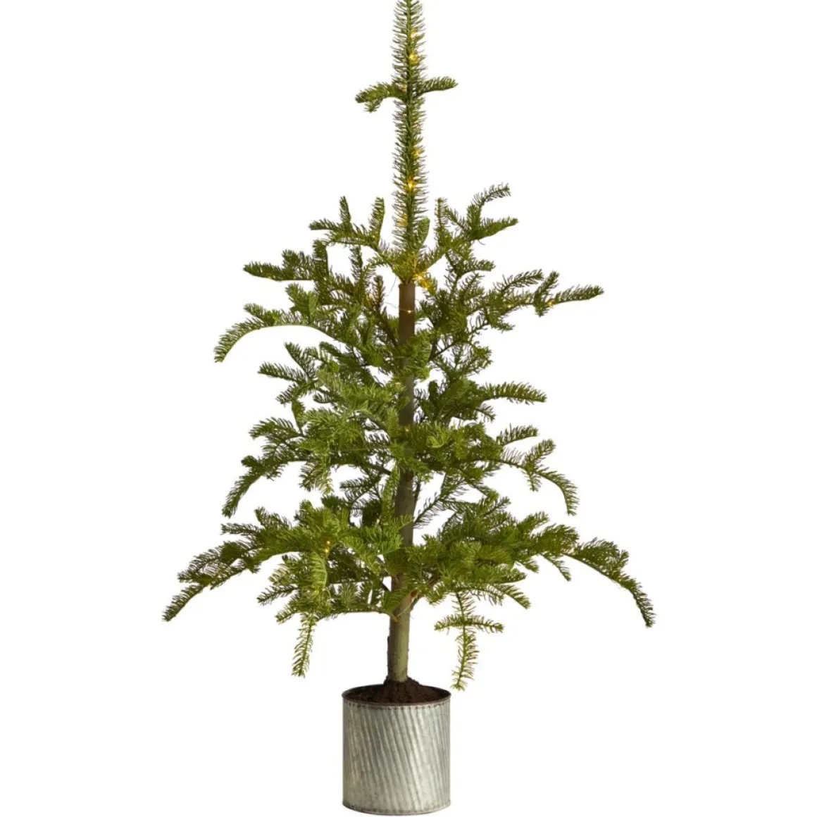 4.5Ft. Prelit Christmas Pine Tree In Planter
