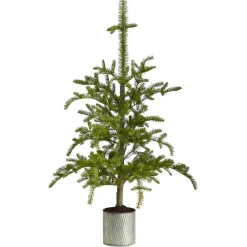 4.5Ft. Prelit Christmas Pine Tree In Planter