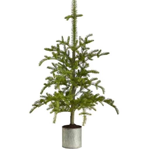 4.5Ft. Prelit Christmas Pine Tree In Planter