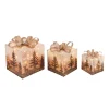 Gerson 3-Piece Electric Lighted Holiday Jewel Gift Box Decor