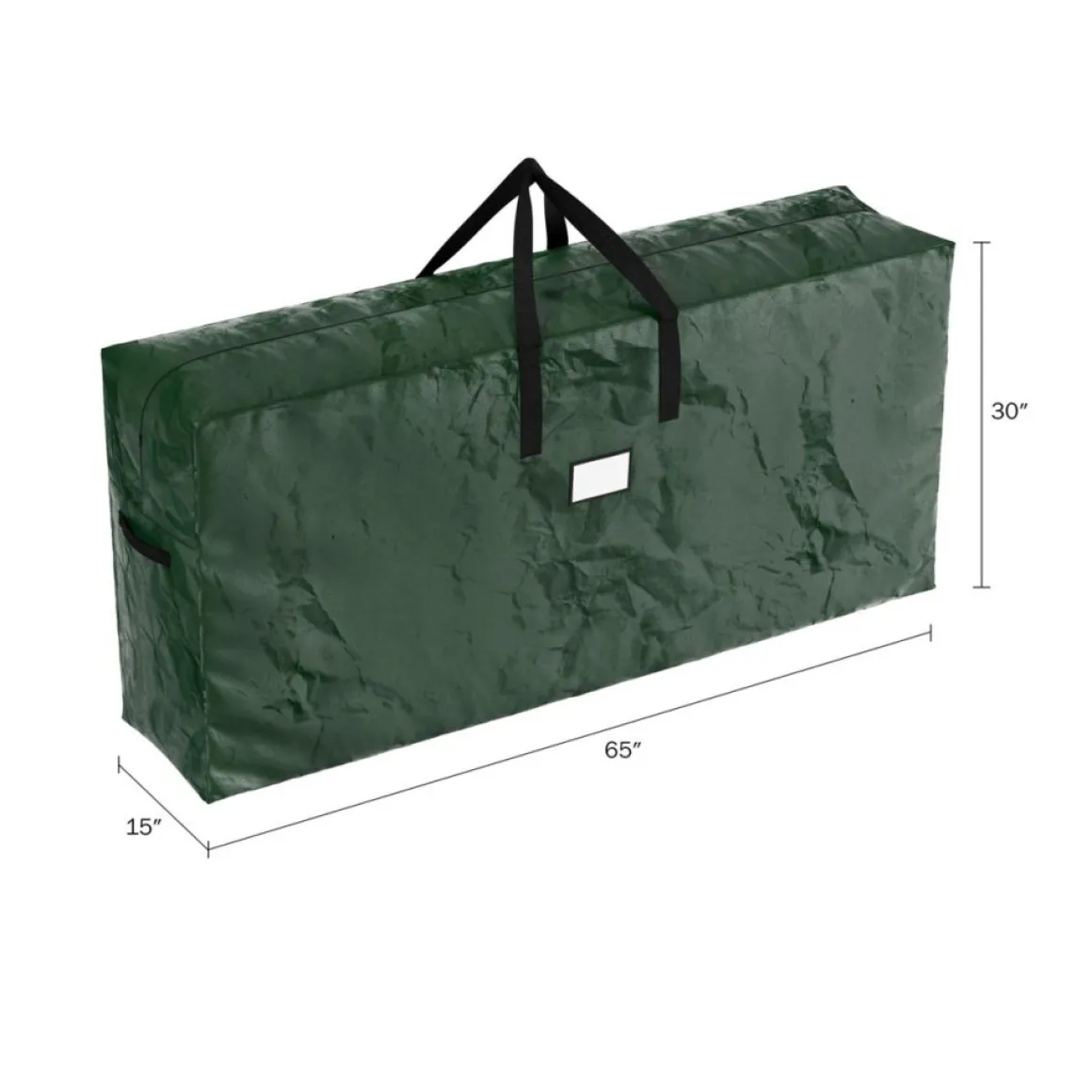 Hastings Home 2-Piece Christmas Decor Storage Bags - Green