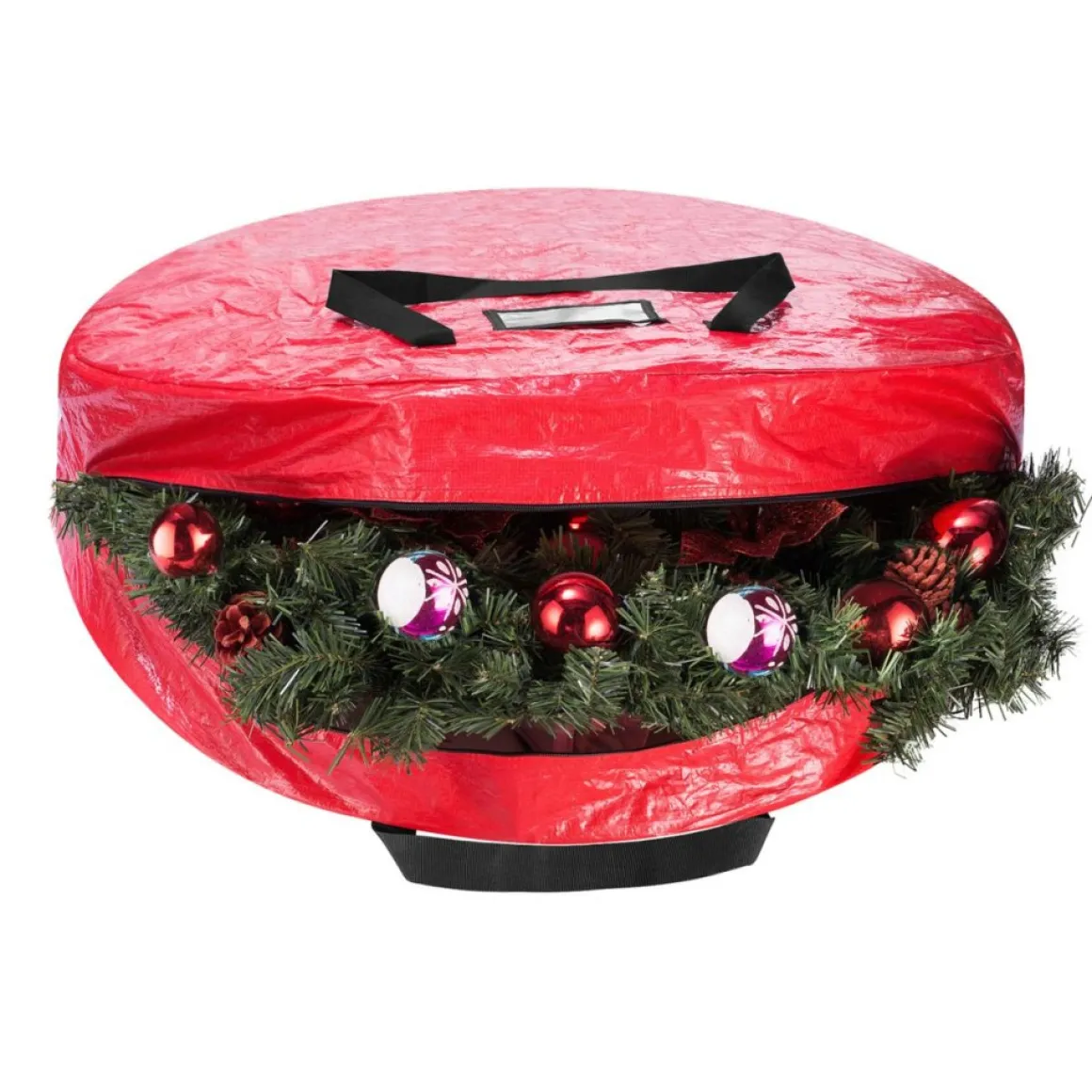 Hastings Home Tree And Wreath Storage Bag Set - Red