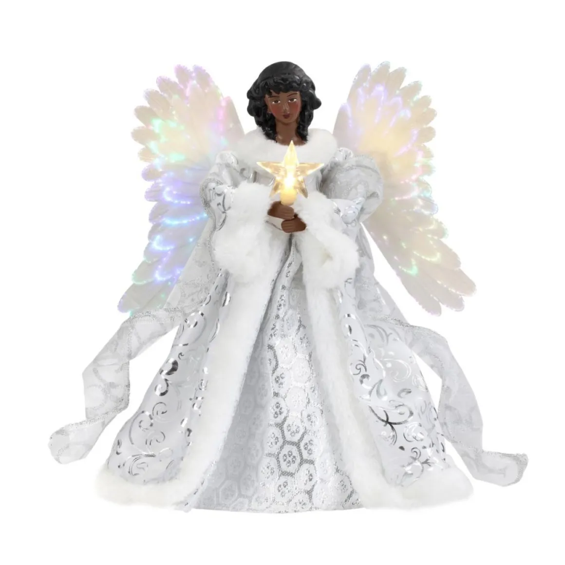 Mr. Christmas 12" Fiber Optic Angel Tree Topper