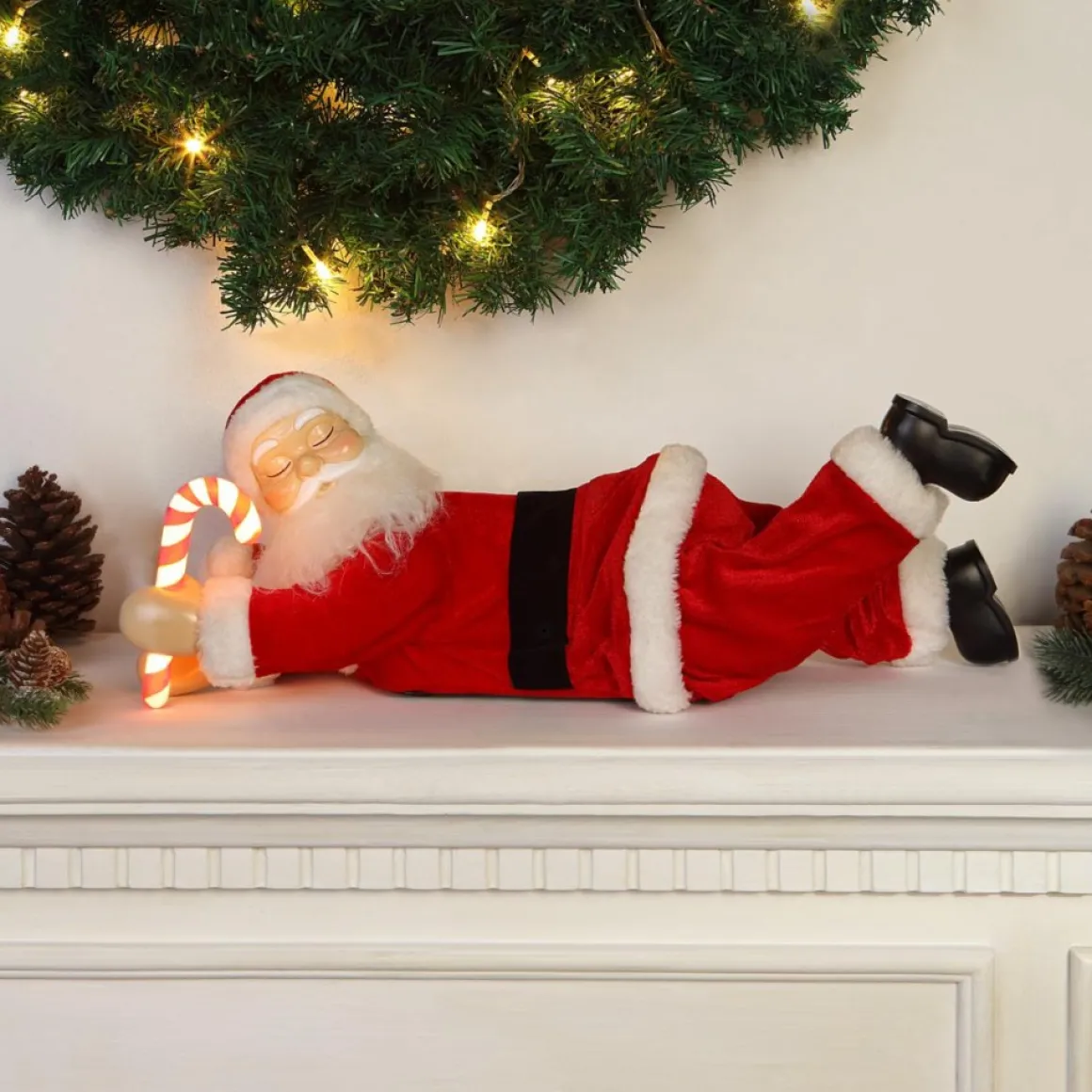 Mr. Christmas 19.25" Sleeping Santa