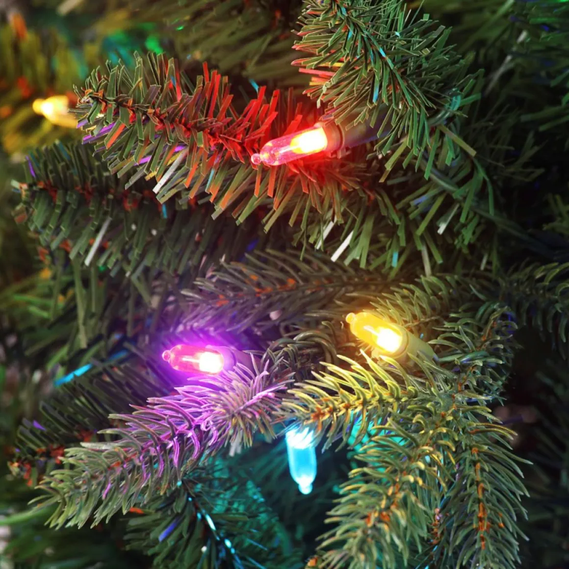 Mr. Christmas 7.5' Unflocked Tree With Alexa Integration