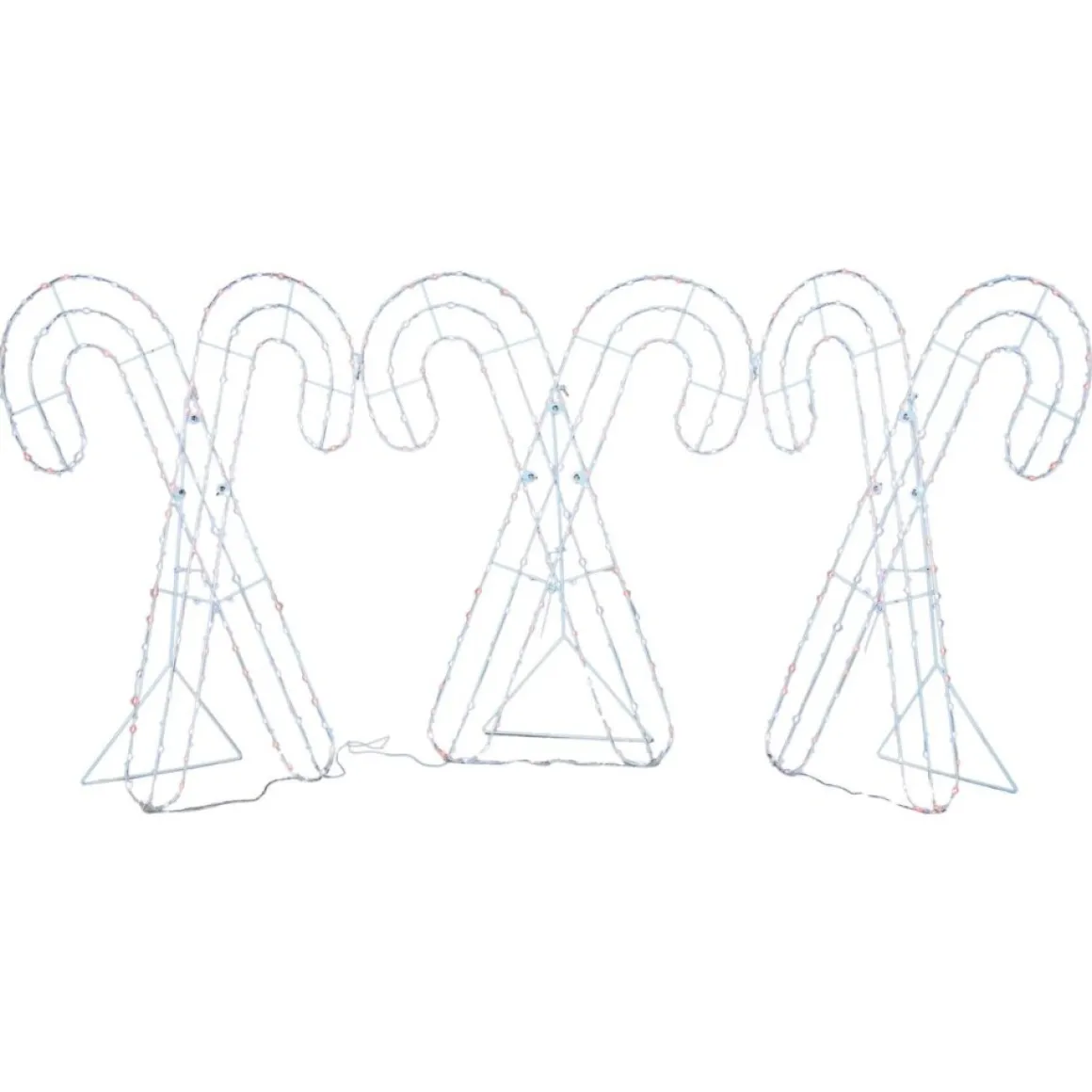 Mr. Christmas 3-Piece Folding Candy Canes Set