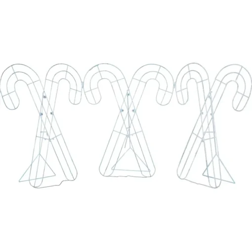 Mr. Christmas 3-Piece Folding Candy Canes Set