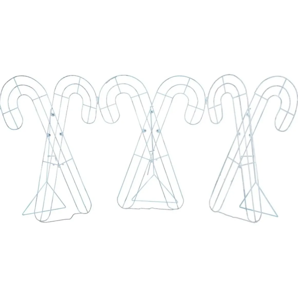 Mr. Christmas 3-Piece Folding Candy Canes Set