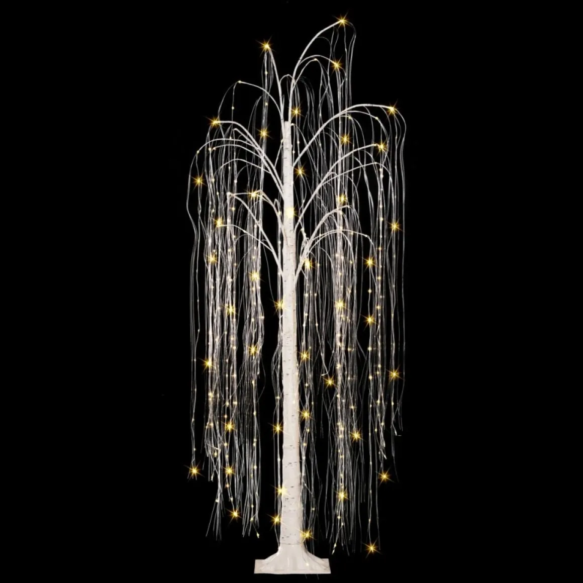 Puleo International 6' Pre-Lit Outdoor Willow Tree W/ 360 Led Lights