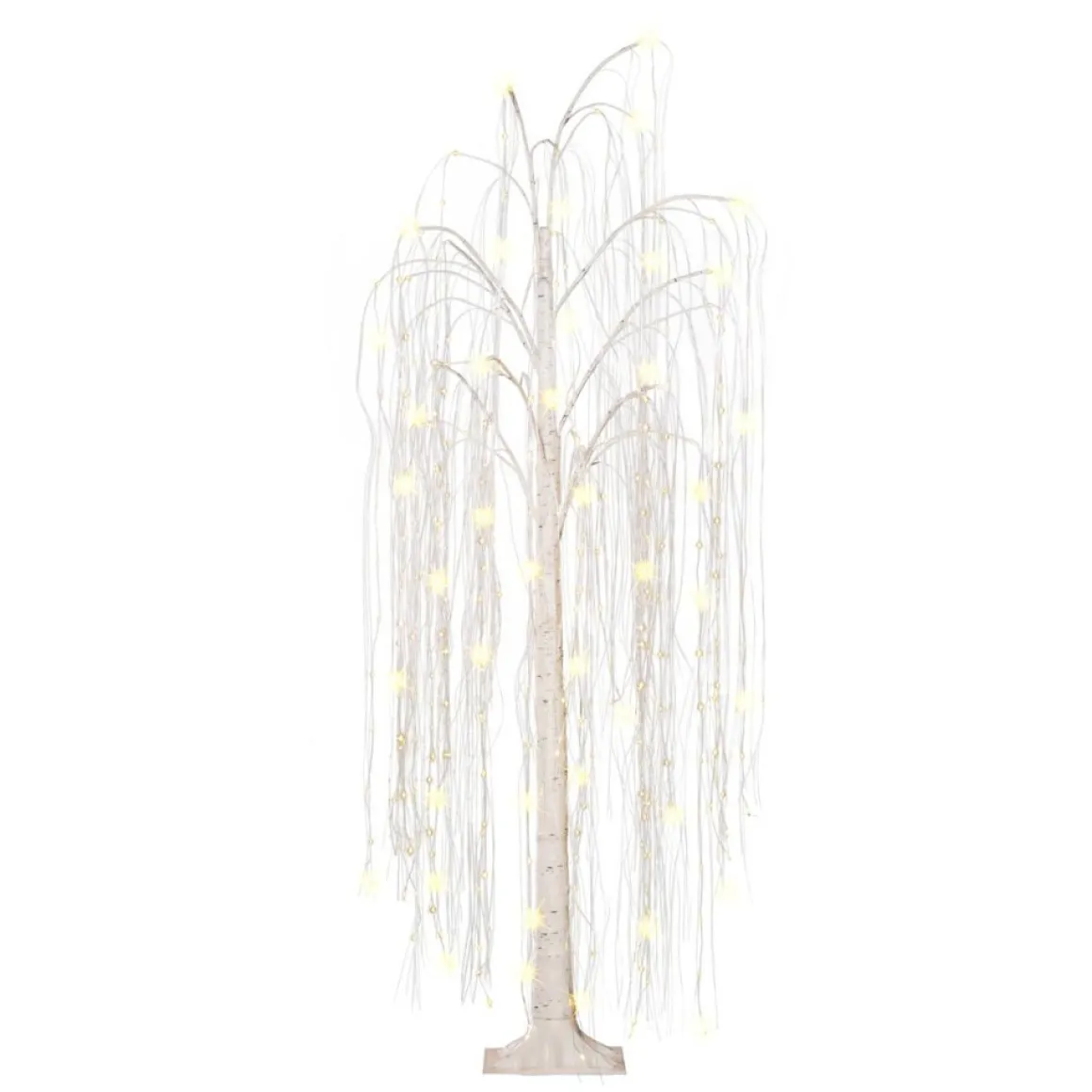 Puleo International 6' Pre-Lit Outdoor Willow Tree W/ 360 Led Lights