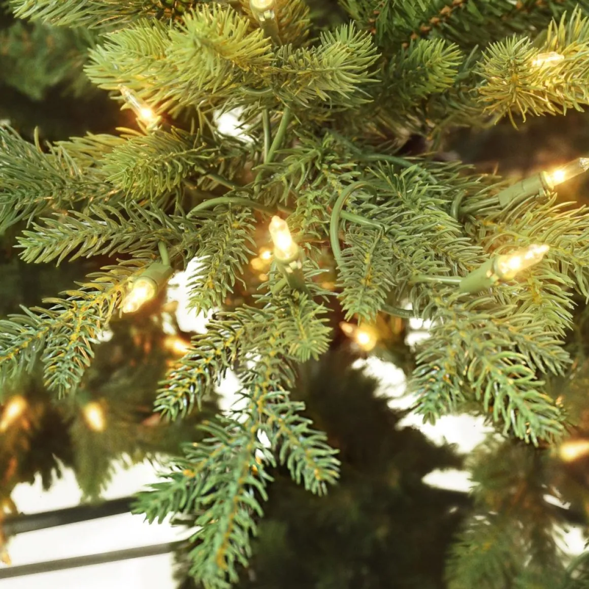 Puleo International 9' Pre-Lit Slim Balsam Fir Christmas Tree