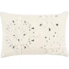 Rizzy Home Christmas Snowflakes With Mirrored Accents 14"X20" Pillow
