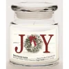 Soy Wax Candle With Essential Oils + Glass Lid - Christmas Joy
