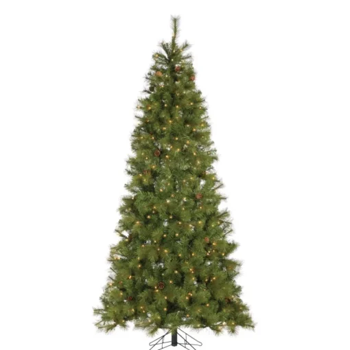 The Gerson Companies 7.5Ft Mixed Needle Charleston With Clear Lights