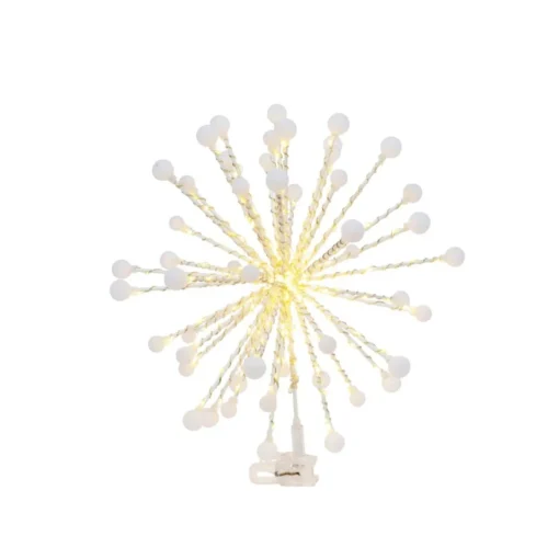 The Gerson Company 13.7"H Electric Led Starburst Tree Topper