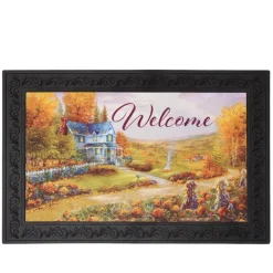 Thomas Kinkade Interchangeable Seasonal Doormat Set