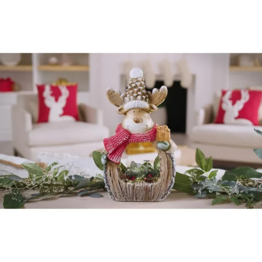 Winter Lane 16" Led Faux Plant Belly Character